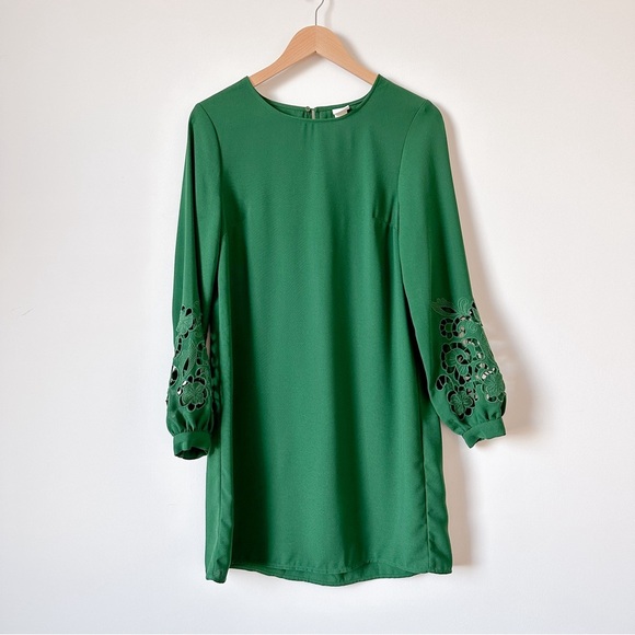 H&M Green Eyelet Dress - Picture 7 of 8